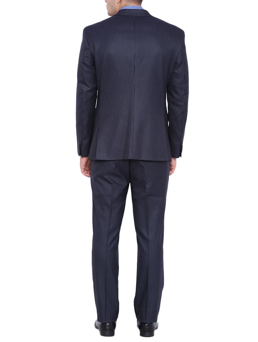 navy blue polyester suit - 12269134 - Zoom Image - 3