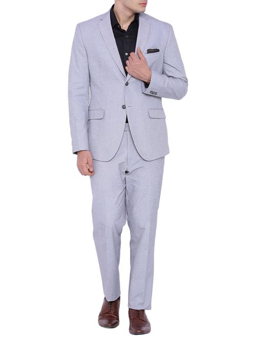 grey cotton suit - 12269195 - Standard Image - 1