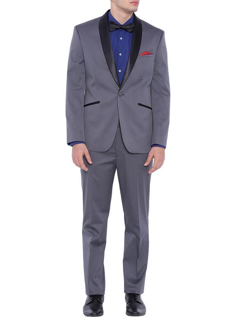 grey polyester suit - 12269210 - Standard Image - 1