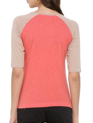 raglan sleeves round neck tee - 12269295 - Standard Image - 3