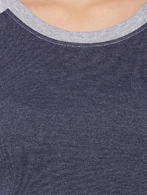 raglan sleeves color block top - 12269297 - Standard Image - 4