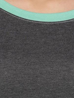 round neck raglan sleeved tee - 12269300 - Standard Image - 4