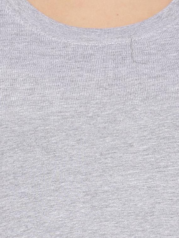 round neck solid tee - 12269302 - Zoom Image - 4