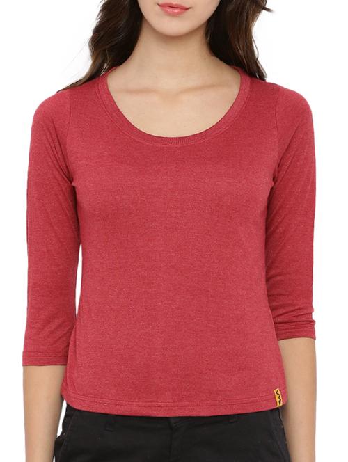 round neck solid tee - 12269304 - Standard Image - 1