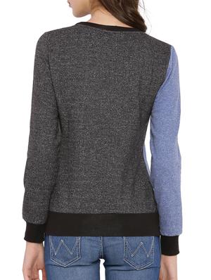 blue cotton regular sweatshirt - 12269352 - Standard Image - 3