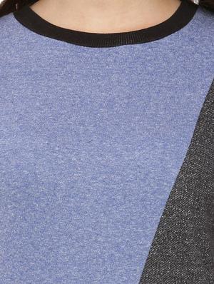 blue cotton regular sweatshirt - 12269352 - Standard Image - 4