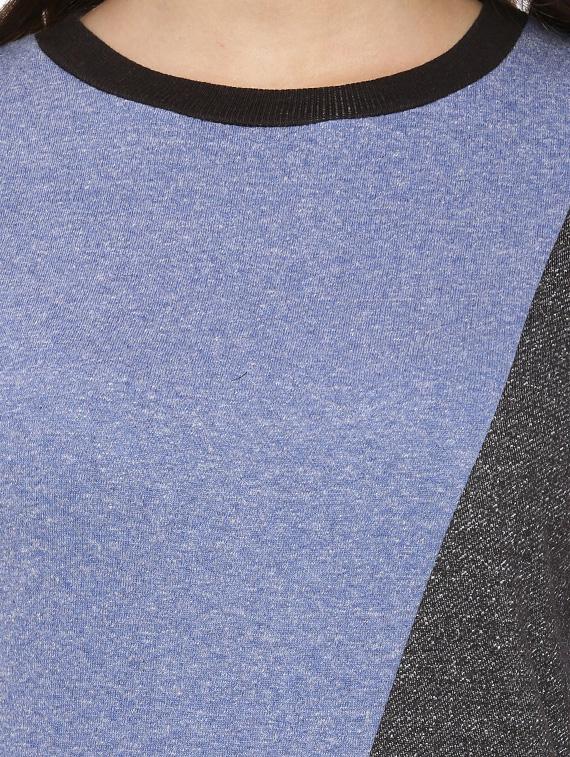 blue cotton regular sweatshirt - 12269352 - Zoom Image - 4