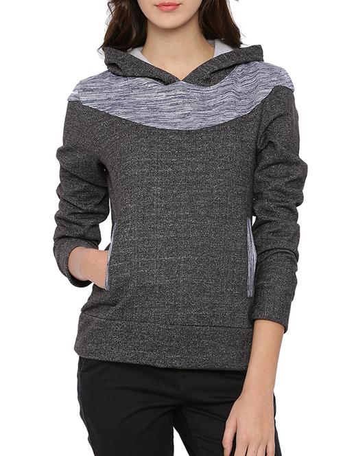 color block cotton sweatshirt - 12269354 - Standard Image - 1