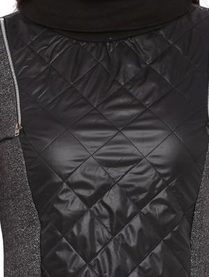 turtle neck quilted cotton sweatshirt - 12269355 - Standard Image - 4