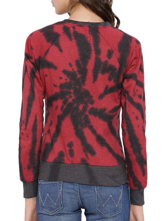 red printed cotton regular sweatshirt - 12269360 - Zoom Image - 3