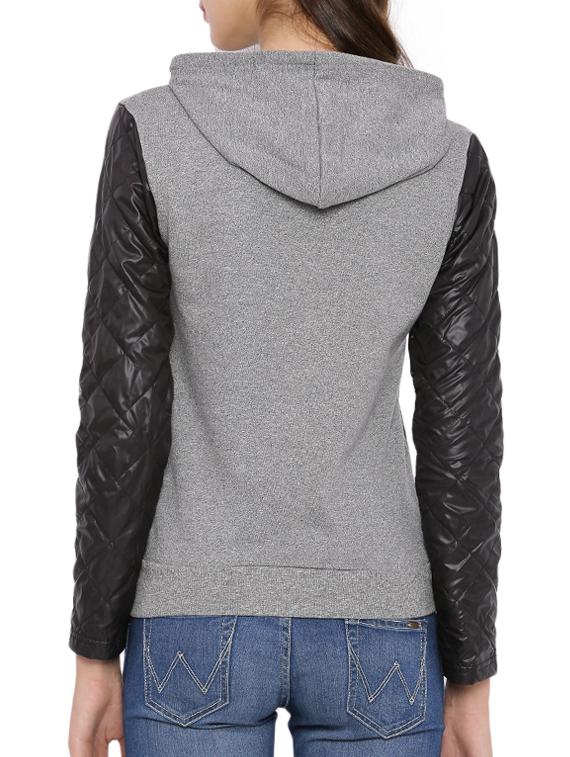 grey cotton sweatshirt - 12269362 - Zoom Image - 3