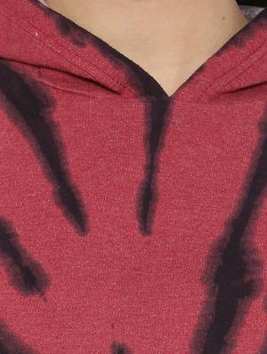 red tie-dye cotton sweatshirt - 12269363 - Standard Image - 4