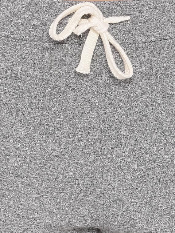 grey cotton track pants - 12269366 - Zoom Image - 4