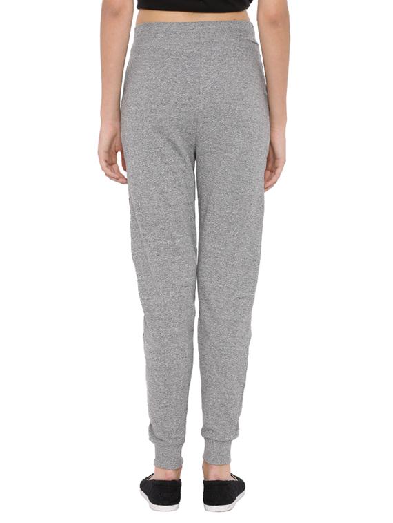 grey printed cotton track pant - 12269368 - Zoom Image - 3