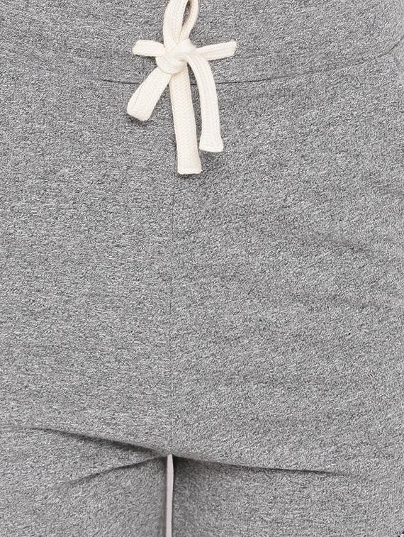 grey printed cotton track pant - 12269368 - Zoom Image - 4