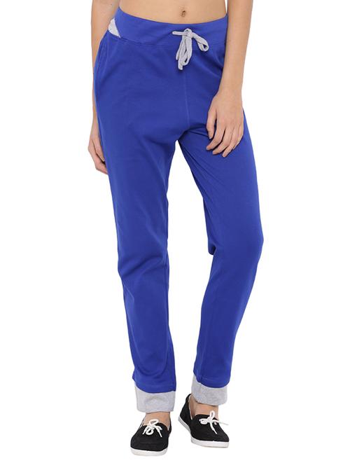 blue cotton track pants - 12269369 - Very Small Image - 1