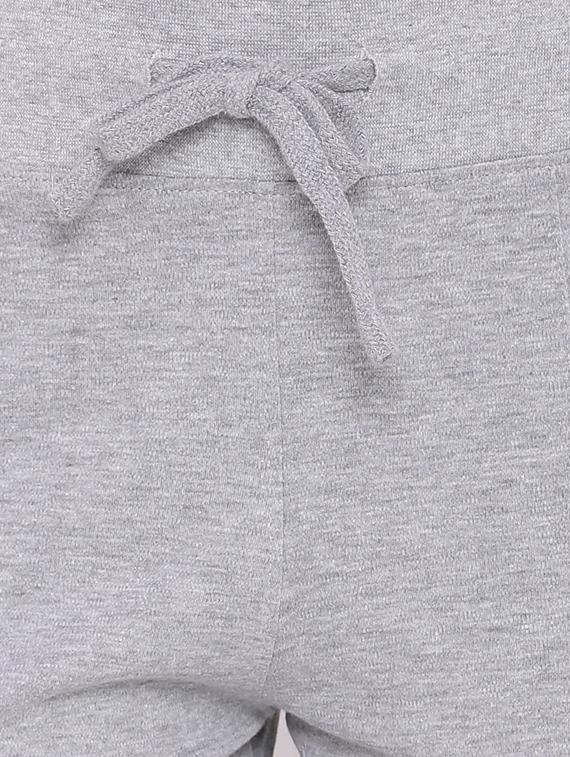 grey cotton track pants - 12269371 - Zoom Image - 4