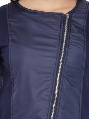 navy blue cotton jacket - 12269375 - Standard Image - 4