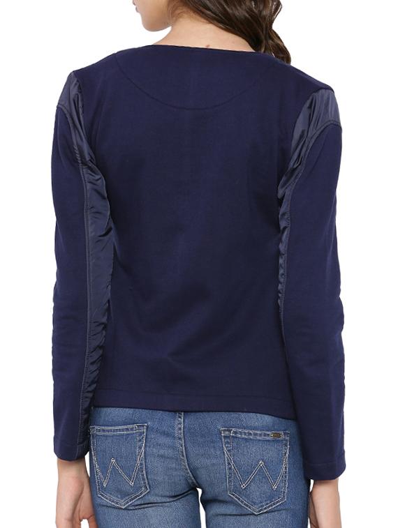 navy blue cotton jacket - 12269375 - Zoom Image - 3