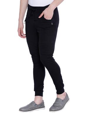 black cotton track pant - 12269378 - Standard Image - 2