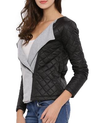 black cotton jacket - 12269385 - Standard Image - 2