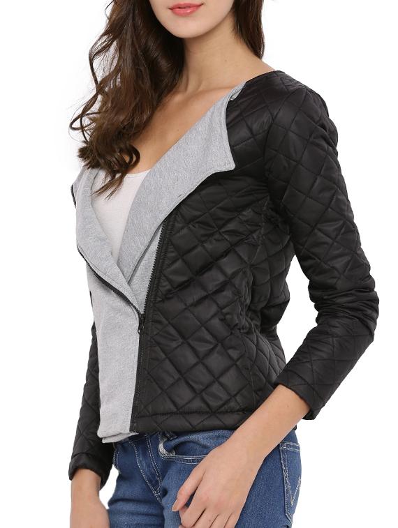 black cotton jacket - 12269385 - Zoom Image - 2