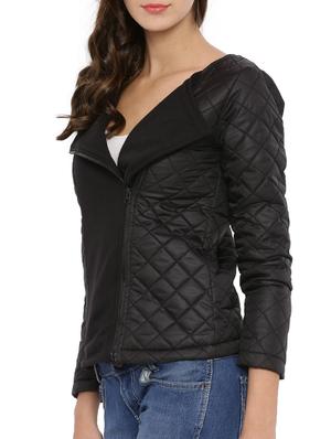 black cotton jacket - 12269386 - Standard Image - 2