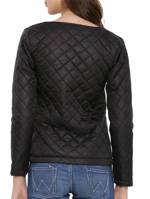 black cotton jacket - 12269386 - Standard Image - 3