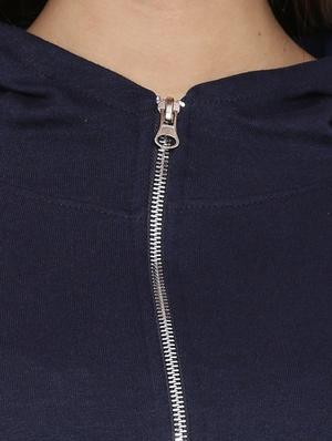 navy blue cotton sweatshirt - 12269389 - Standard Image - 4