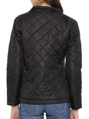 black cotton quilted jacket - 12269391 - Standard Image - 3