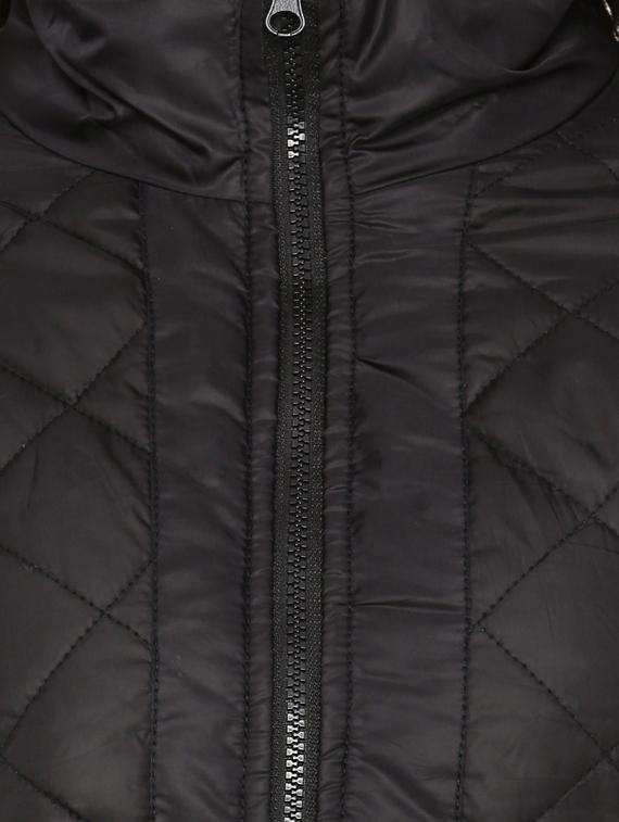 black cotton quilted jacket - 12269391 - Zoom Image - 4