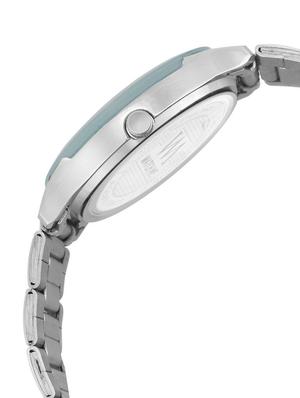 blue round dial wrist watch - 12269587 - Standard Image - 2