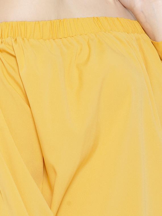 yellow polyester regular top - 12269717 - Zoom Image - 4