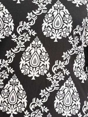 round neck printed kaftan - 12271034 - Standard Image - 4