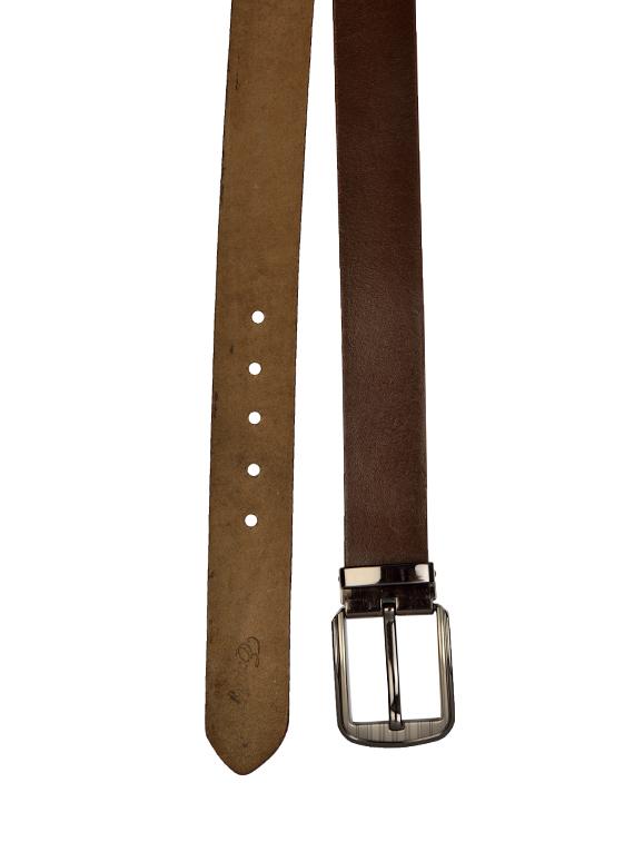 brown leather belt - 12271562 - Zoom Image - 2