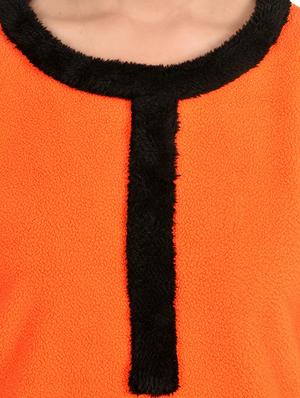 orange polyester nighty - 12272236 - Standard Image - 4