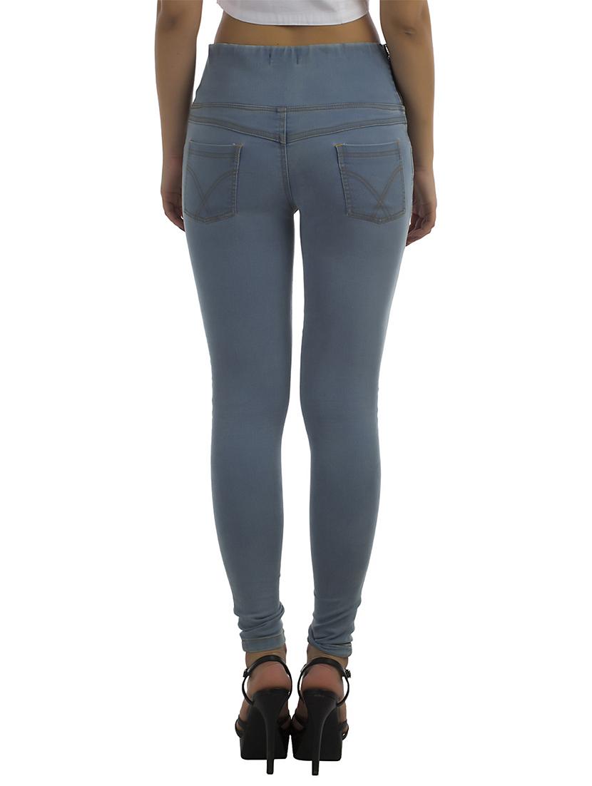 light blue denim jeggings - 12275128 - Zoom Image - 3