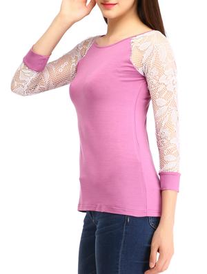 mesh raglan sleeved top - 12276161 - Standard Image - 2