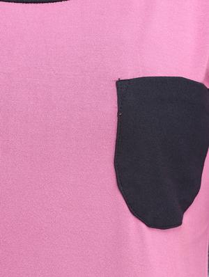 contrasting patch pocket tee - 12276183 - Standard Image - 4