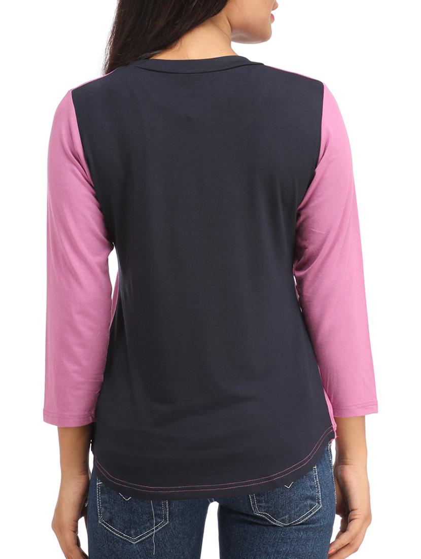 contrasting patch pocket tee - 12276183 - Zoom Image - 3