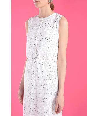 star print elasticated waist dress - 12276748 - Standard Image - 5