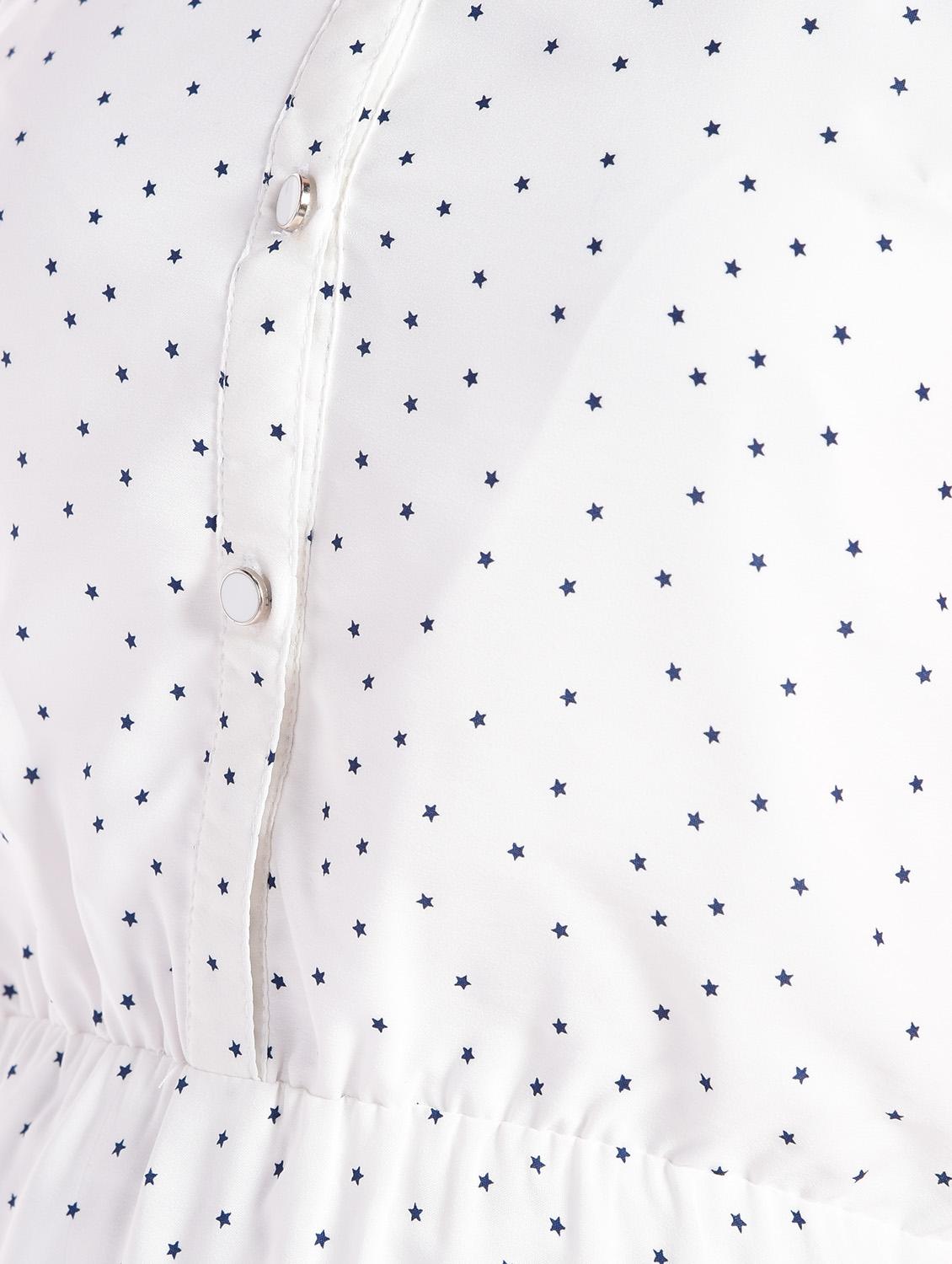 star print elasticated waist dress - 12276748 - Zoom Image - 6