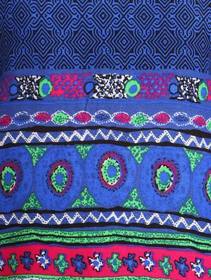 mandarin neck printed top - 12278241 - Standard Image - 4