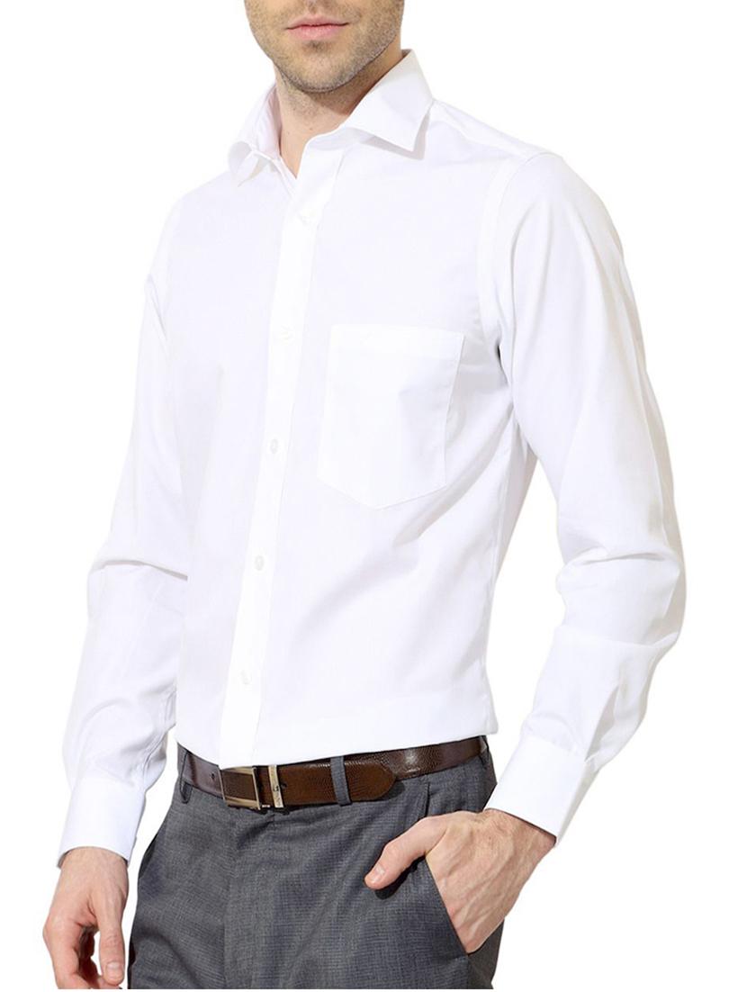 white cotton formal shirt - 12278591 - Zoom Image - 2
