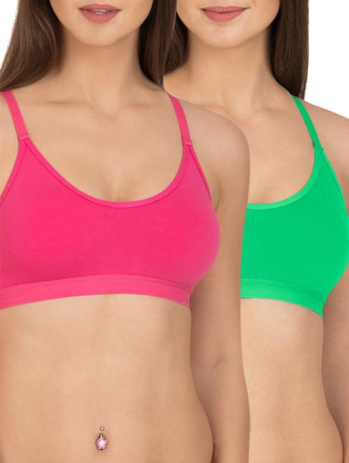set of 2 racerback sports bra - 12278698 - Standard Image - 1