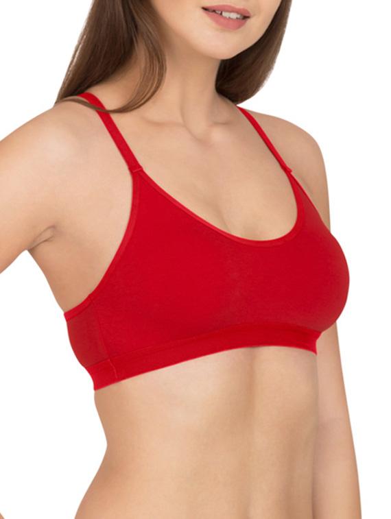 multicoloured cotton camisole bra (set of 2) - 12278700 - Zoom Image - 2