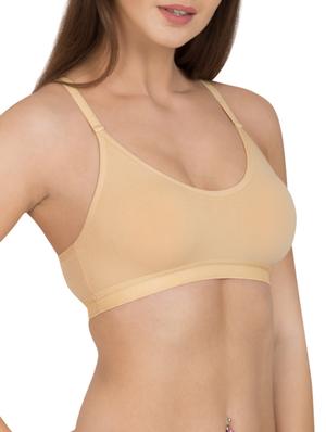 multicoloured cotton camisole bra (set of 2) - 12278701 - Standard Image - 2