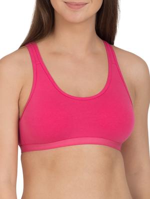 multicoloured cotton sports bra (set of 3) - 12278717 - Standard Image - 2
