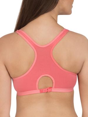 multicoloured cotton sports bra (set of 3) - 12278717 - Standard Image - 5