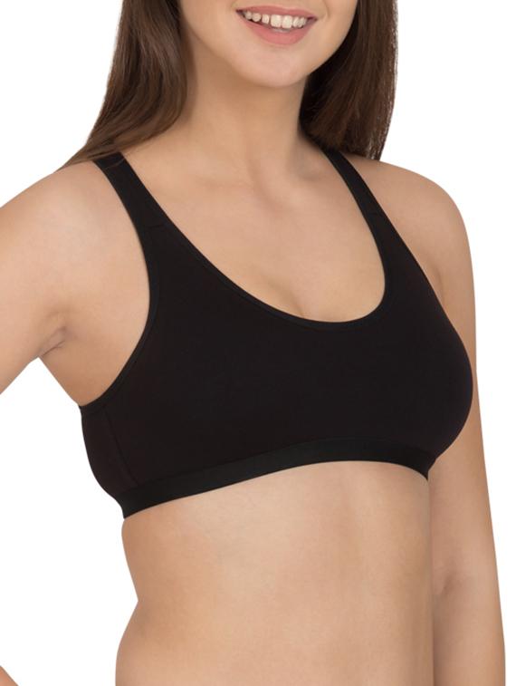 multicoloured cotton sports bra (set of 3) - 12278717 - Zoom Image - 6